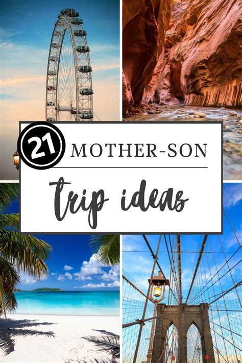 mother son vacation ideas|10 Mother and Son Trip Ideas .